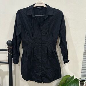 Black Collared Dress